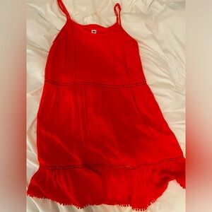 Cute Old Navy sundress (with attached slip under)- size medium - burnt orange